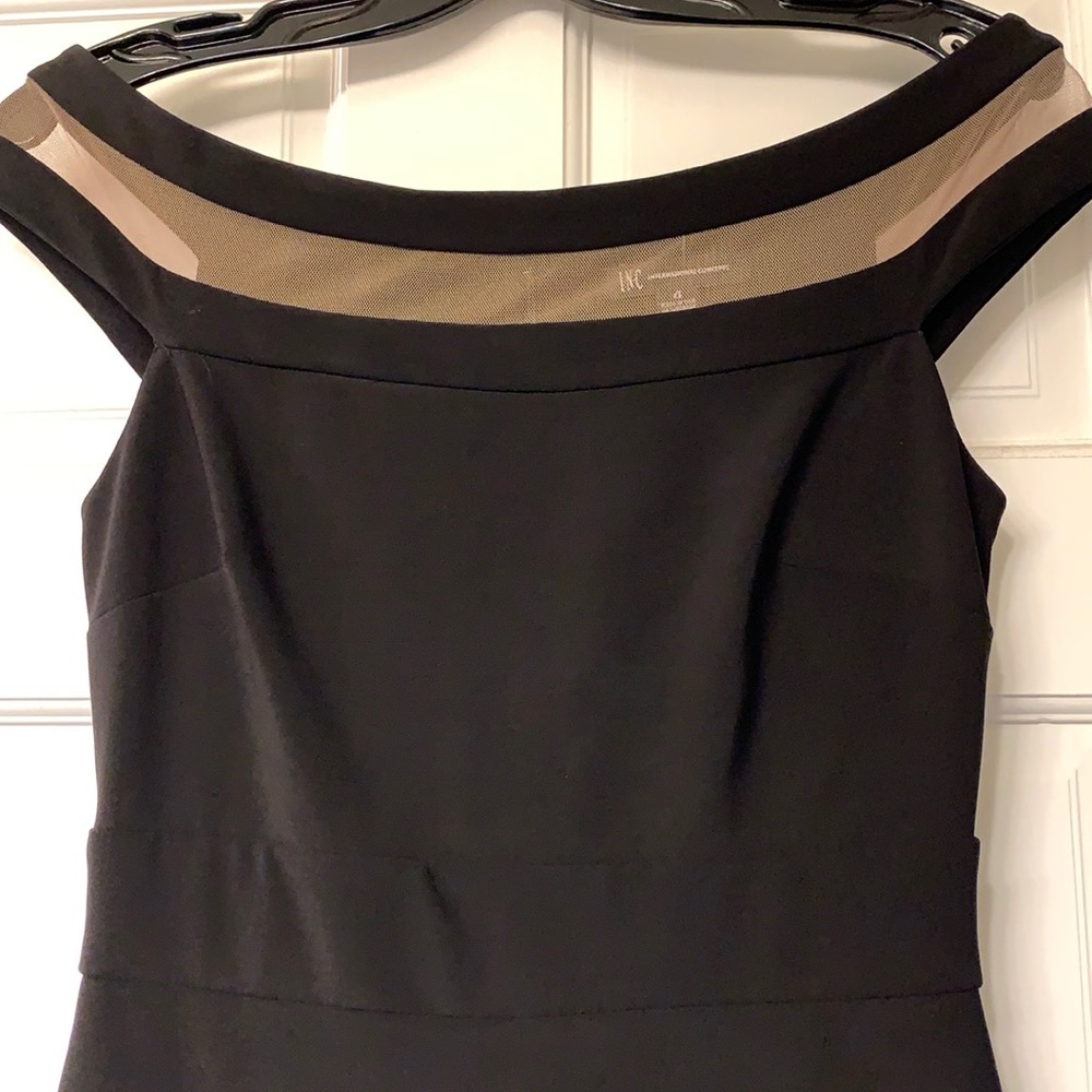 Black off shoulder dress